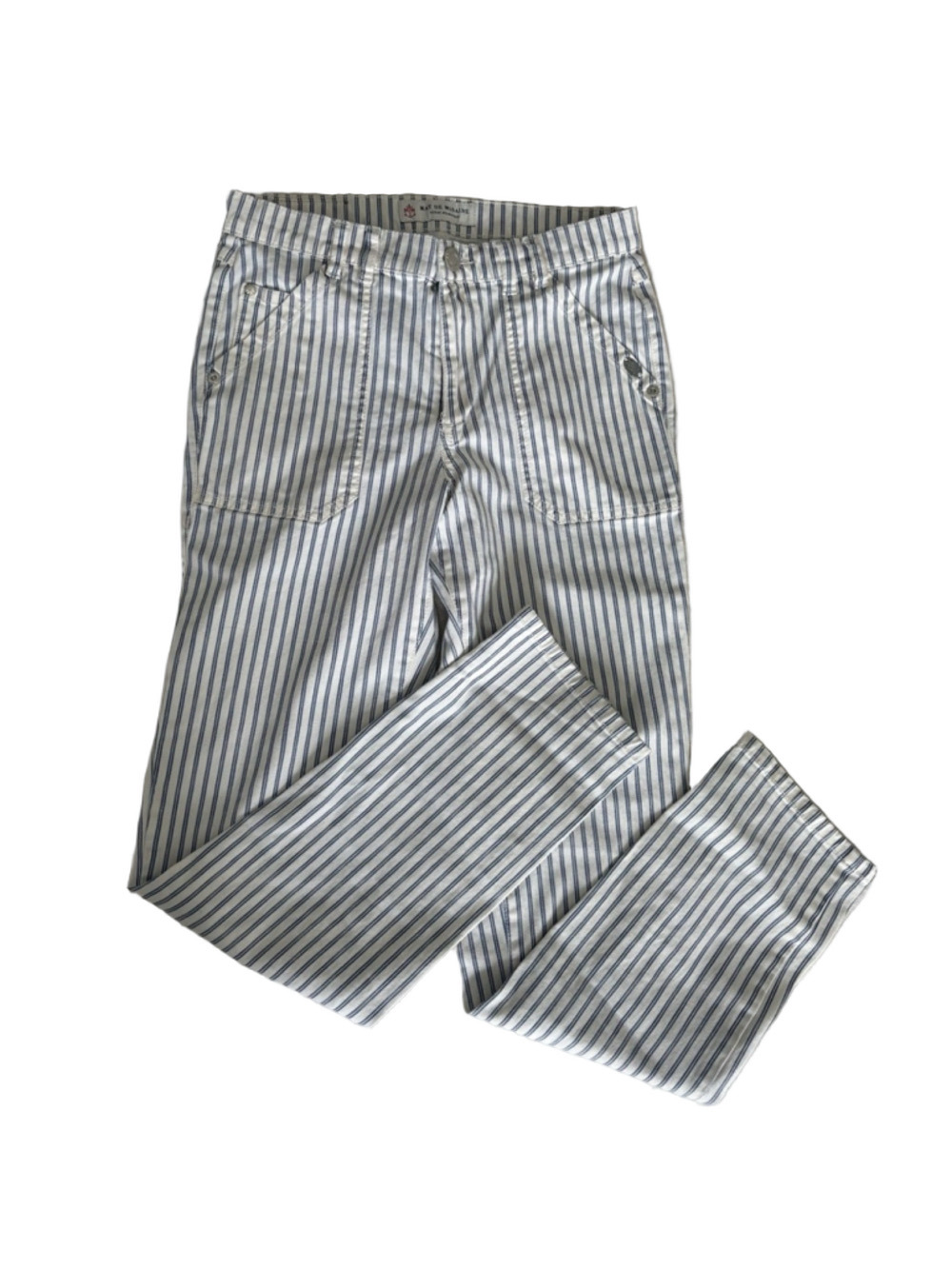 Classic Striped Straight Leg Women's Jeans